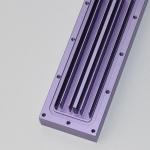 Stamping Craft Liquid Cooling Plate 10mm Copper Base With 120 Degree Beam Angle