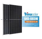 IP68 Rated Junction Box Trina Solar 645W 650W 655W 660W 665W 670W Solar Power