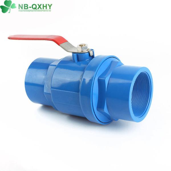 2PCS Blue Control Ball Valves for Irrigation Field Industrial Plastic Water