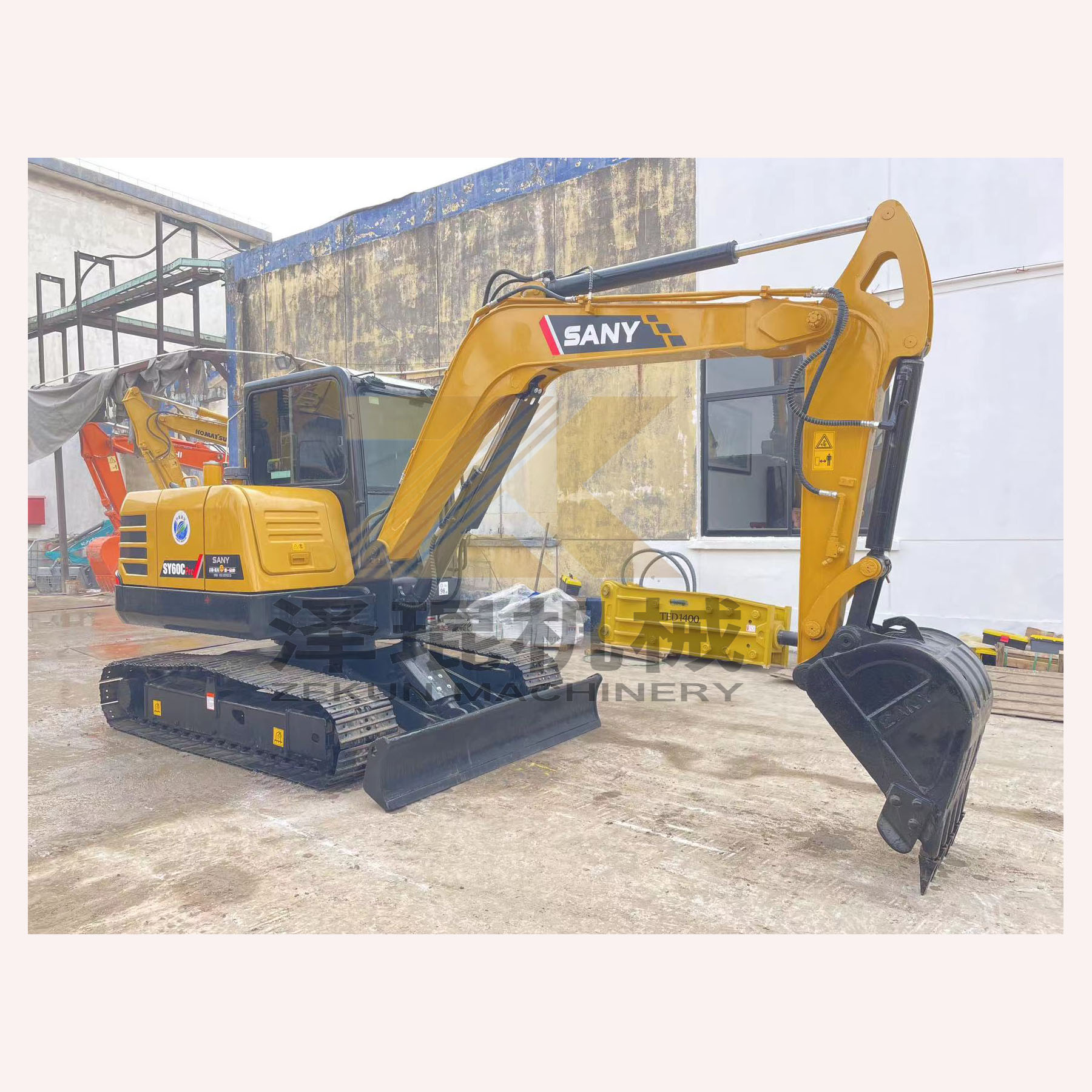 Used Sany SY60C Pro Excavator 60C with Excellent Performance and 0-2000 Working Hours
