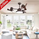 ABS Plastic Blades DC 360 Degree Rotating Ceiling Fan 44 Inch 5 Speed Choice