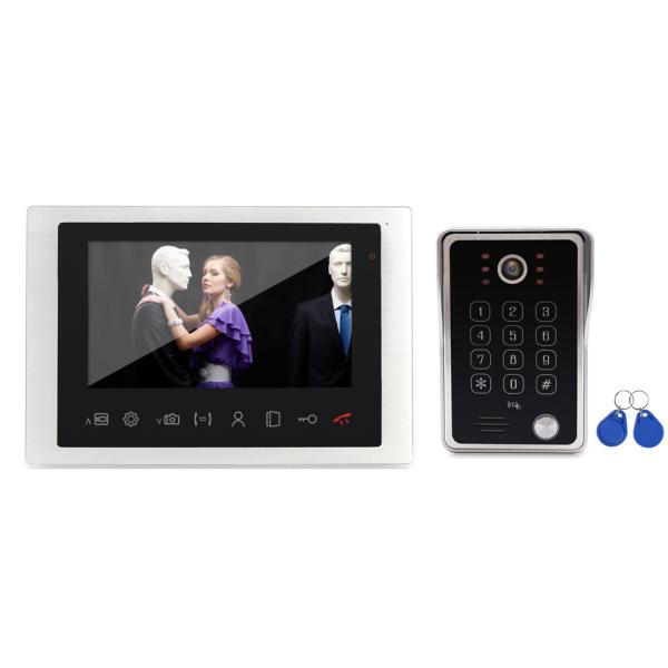 Smart door phone door intercom and keypad camera 10" inch monitor video gate