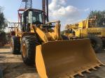 New Paint Used CAT Loaders , Wheel Loader Cat 966h Well Maintenance A/C Cabin