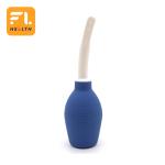 Black Silicone Enema Bulb Kit 7.6oz Clean Anal Douche With 19.7in Hose