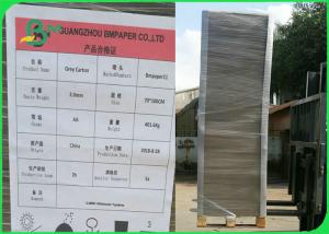 Wholesale Uncoated 2mm 2.5mm Thick Grey Chipboard 700 * 1000mm For Hardcover from china suppliers