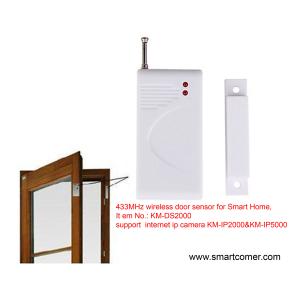 Wholesale 433MHz Wireless door sensor support internet camera indoor systems from china suppliers