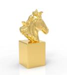 Eco Friendly All Color Accepted Perfume Bottle Cap Zinc Alloy Horse Head