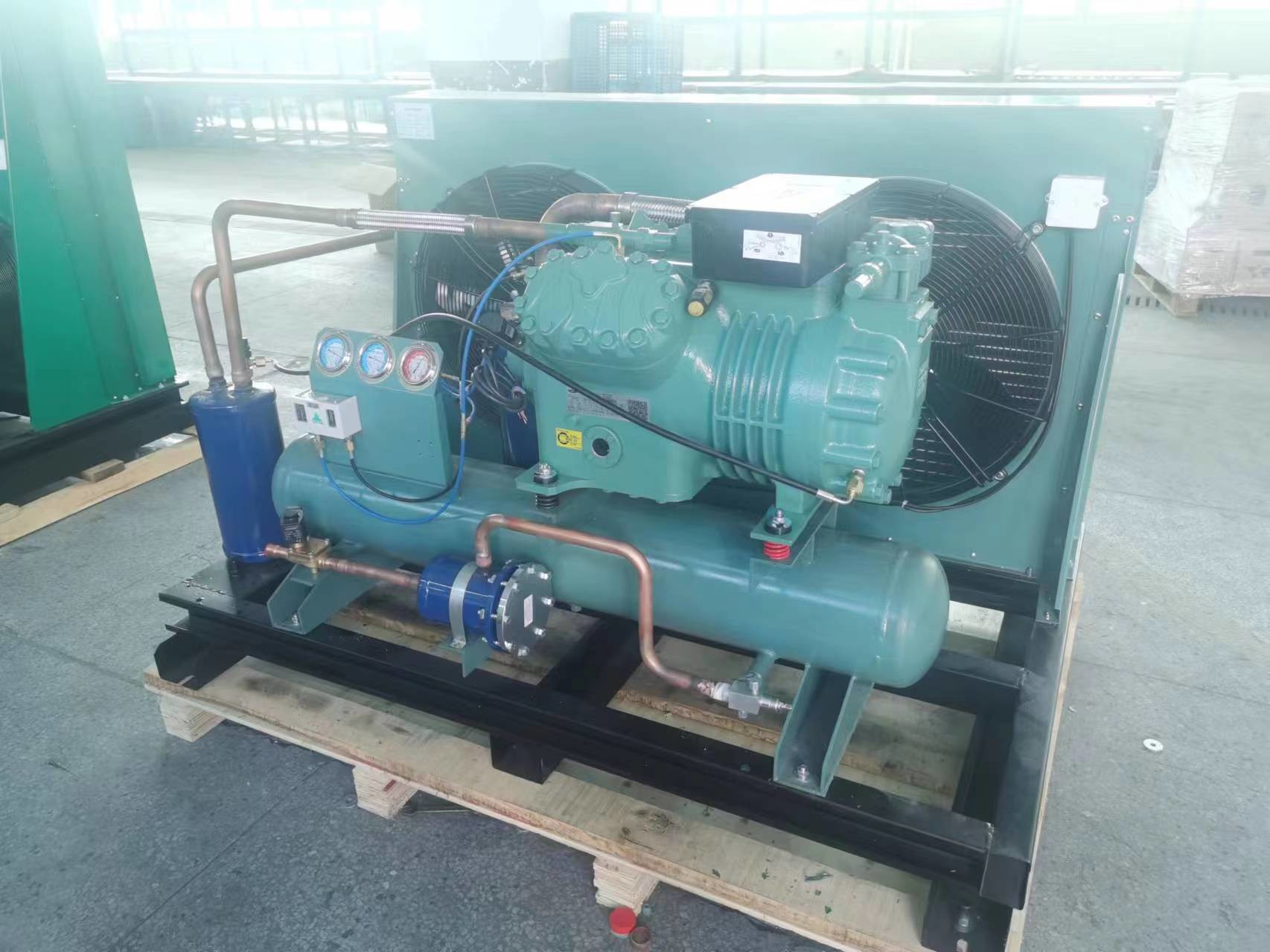 Bitzer Air Cooled Condensing Unit 4NES-20Y R404a Refrigerant 20HP