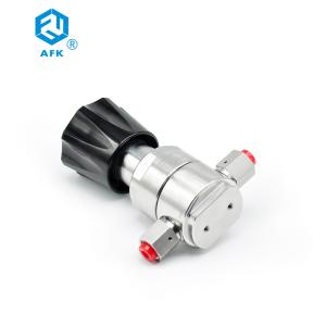 Wholesale Stainless Steel 316L 1/4 VCR Pressure Regulator 0.09 CV 600psig - 3500psig from china suppliers