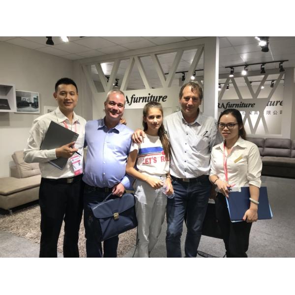 Breathable Corner Modular Sofa , Anti Fading U Shaped Modular Sectional