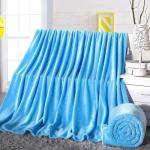 Soft Printed 100% Polyester Microfiber Fleece Blanket Hotel Supplies