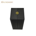 Luxury Foldable Paper Wine Packaging Box Beverage Bottle With Magnetic Closure