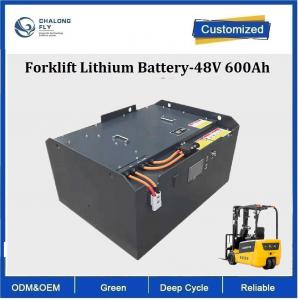 China CLF 48V600Ah LiFePO4 Lithium Battery Packs Lithium Iron Phosphate Battery For Toyota Heli Forklift AGV Robot Scooter on sale