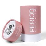 Menstrual Cup Paper Tube Packaging With Window Recyclable Tube for Personal Care