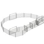 Vertical Pipe 50x50x2.0mm Farming Livestock Pens Welding Durable sheep fencing