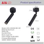 Contemporary recessed mounted spotlight adjustable 7W round led spot light for
