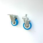 Plastic Light Duty Caster Wheels PP Swivel 50mm Castors For Hand Cart