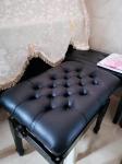 EASTONY Padded wooden Artist piano bench The net size and height of the single