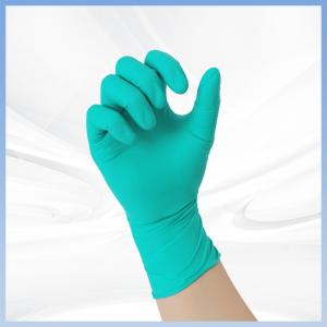 Wholesale Green Nitrile Gloves Powder Free Latex Free For Painting Chemical Resistant from china suppliers