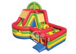 Commercial grade kids mega bounce inflatable obstacle course made of 610g/m2 pvc