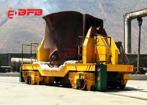 Wholesale 1-500t heat proof molten steel ladle battery power transfer car for steel plant moving on rail from china suppliers
