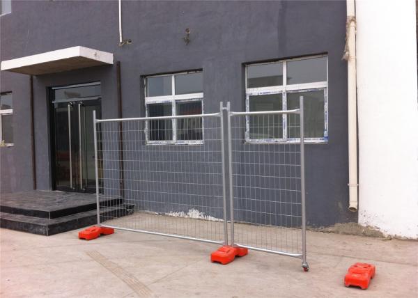 Hot Dipped Galvanized Temporary Fencing Panels 32mm tube wall thick 2.00mm