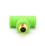 ISO15874 Standard Green Plastic Pipe Fittings Equal Shape Smooth Inner Walls