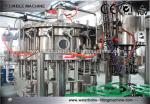 Gravity Aseptic Glass Bottle Filling Machine Monoblock For Beverage , Purified
