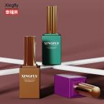 Gel Polish Square Bottle 14ml Cosmetic Packaging Square Gel Nail Polish Glass
