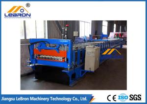 Wholesale 0.4mm Galvanized Shutter Door Roll Forming Machine With 18 Stations from china suppliers