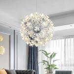 Ring ceiling lamp modern crystal chandeliers decor for home kitchen bedroom