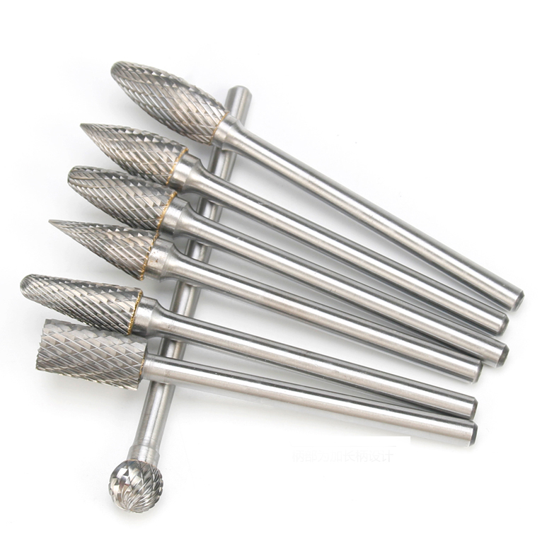 Safety Extended Length Carbide Burrs Carbide Die Grinder Bit Set Oem Service