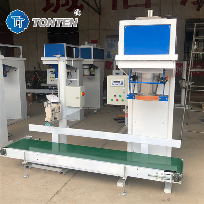 Particle Automatic Weighing And Bagging Machine For Corn Feed Rice Weighmetric Filling