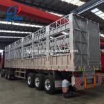 Double Deck Livestock Transport Fence Stake Truck Trailer Utility Use Cargo Semi