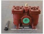 Low Pressure Duplex Filter Double Oil Filters Model As50-0.4/0.22 Cb/T425 double