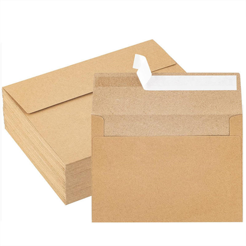 Wholesale Customizable Brown Envelopes Kraft Paper Envelopes Envelopes Self Seal from china suppliers