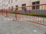 Construction Sites Temporary Pedestrian Barriers , Metal Road Barricade
