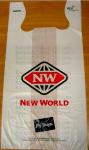 Large Plastic Grocery T-Shirt Bags - Plain White,Thank You Grocery Shopping Bags