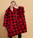Custom Giant Pocket One Size Fits Ladies Oversized Hoodie Blanket All Printed