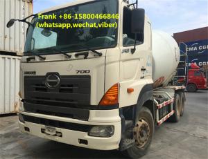 Wholesale 8 CBM Hino Used Concrete Mixer Trucks 25000 Kg Rated Load Manual Transmission from china suppliers