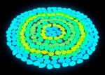 3mm Garden Decoration Resin Pebbles Luminous Stone