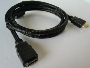Wholesale Black 1.4 HDMI Cable Gold Plated M/F,Support 3D 1M,1.5M,3M,5M 1080p HDMI Cables from china suppliers