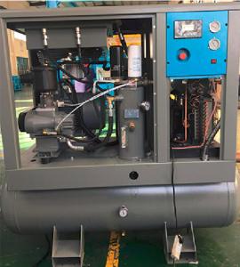 China Integrated 7.5 Hp Rotary Screw Air Compressor 5.5Kw With Thermostatic Valve on sale