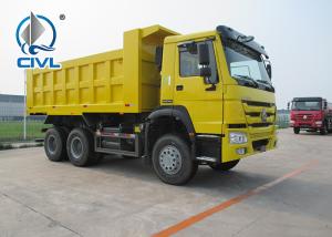 Wholesale 340HP 6 X 4 HOWO Heavy Duty Dump Truck EURO III Engine color optional 30-40ton capacity from china suppliers