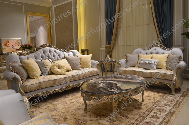 New Arrival Hand Carved French Style Master Room King Bed FB-133