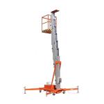 Hydraulic Aerial Platform Lift 9m 150kg Single Mast Lift For Factory Exhibition