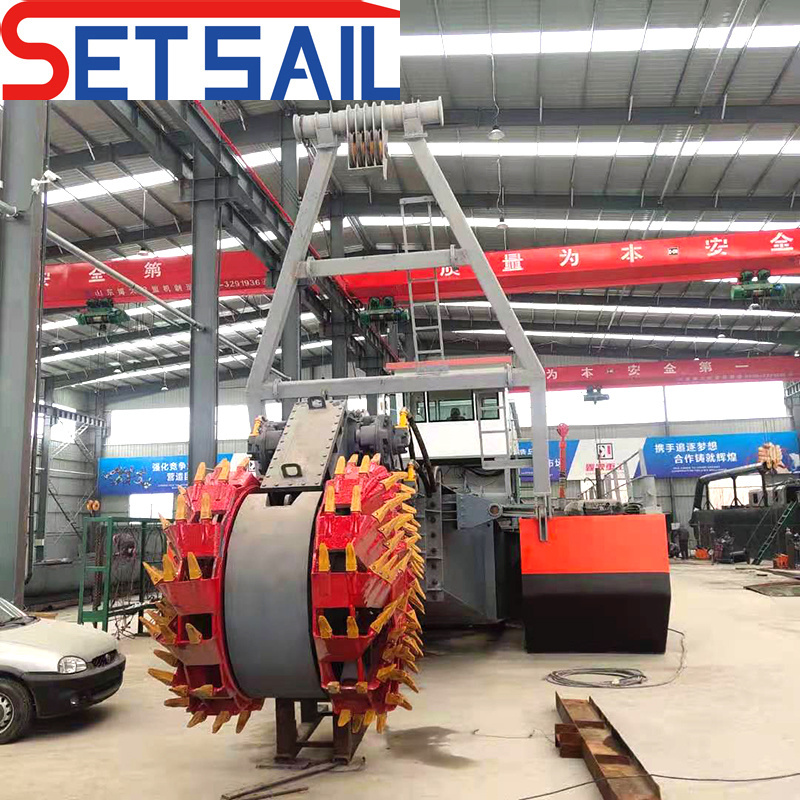 Diesel Engine Wheel Bucket Sand Dredger for River Mud