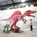 Realistic Robotic Dino World Animatronic Spinosaurus Dinosaur Model