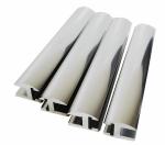 Mirror Chrome Polished Aluminium Profile For Shower Enclosures , Glass Shower