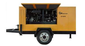 Wholesale 430Cfm 175Psi Diesel Screw Compressor Portable Double Stage High Pressure from china suppliers